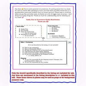 Seller & Buyer Info. -  - Happy New Year 2026 💐👗👠🥾💍👕👖👚🐶